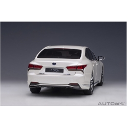 Lexus LS 500h 2018 sonic white metallic 1:18 78866
