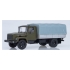 GAZ-3309 flatbed truck with tent khaki 1:43 TR1015