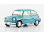 Fiat 600 1957 Blue 1:24 SIN001