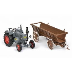 Lanz Bulldog Tractor With Trailer 19 1:32 45077020