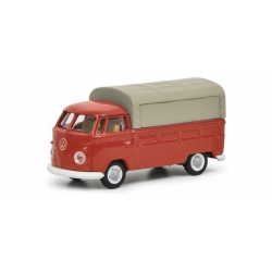 VW T1b pick-up with tarpaulin red 1:87 452644300