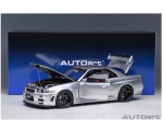 Nissan Skyline GT-R (R34) Z-tune Silver 1:18 77461