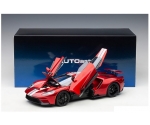 Ford GT 2017 liquid Red Silver 1:18 72943