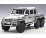 Mercedes Benz G63 AMG 6X6 2013 Silver 1:18 76301