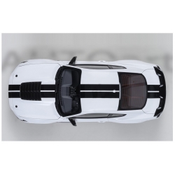 Ford Mustang Shelby GT500 White Black  1:18 73095