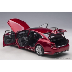 Lexus LS 500h 2018 Morello Red Metallic 1:18 78869