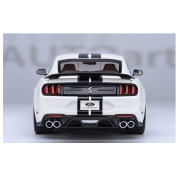 Ford Mustang Shelby GT500 White Black  1:18 73095