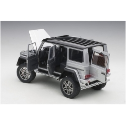 Mercedes Benz G500 4X4 2 2016 Silver 1:18 76318
