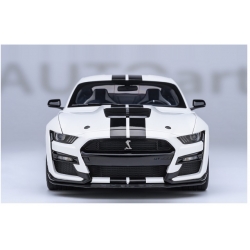 Ford Mustang Shelby GT500 White Black  1:18 73095