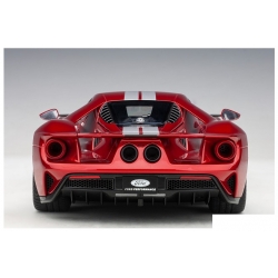 Ford GT 2017 liquid Red Silver 1:18 72943