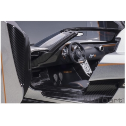 Koenigsegg Agera RS 2015 Moon Silver Car1:18 79024