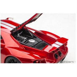 Ford GT 2017 liquid Red Silver 1:18 72943