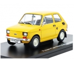 Polski Fiat 126P Maluch 1973 Yellow 1:24 R072