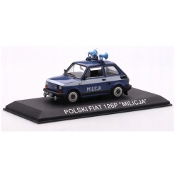 Fiat 126p Milicja 1984 1:43 MA1009