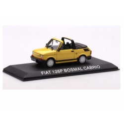Fiat 126P Bosmal Cabrio Yellow 1987 1:43 MA1004