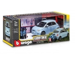 Fiat 500e (2023) With Bicycles 1:24 18-23012