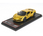 Ferrari SF90 Spider CLOSED ROOF Yel 1:43 BBRC249A1