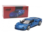 Ferrari 296 GTB 2024 Blue Corsa 1:64 FER6400
