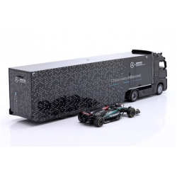 Mercedes Benz Actros F1 Race Car Trans 1:43 18-384