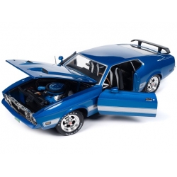 Ford Mustang Mach 1 3K Blue Glow1973 1:18 AMM13