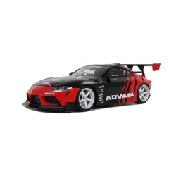 Toyota Supra GR Advan 2020 Black red  1:18 GT889