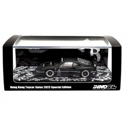 F40 HKTS 2023 LBWK Matt Black  Ferra 1:64 LBWKF40-