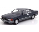 Mercedes Benz SEC 560 (C126) 1980 Blue 1:18 180333