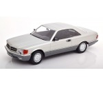 Mercedes Benz SEC 560 (C126) 1980 Silv 1:18 180332