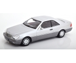 Mercedes Benz 600 SEC C140 1992 silver 1:18 180342