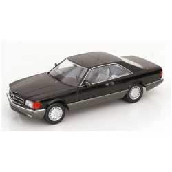 Mercedes Benz 500 SEC C126 1985 Black 1:18 180334
