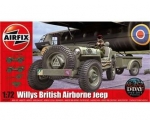 AIRFIX Willis Jeep Trailer and 6PDR Gun 1:72 02339