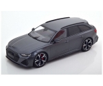 Audi RS6 Avant C8 2019 Matt Grey 1:18 155018015