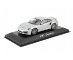 Porsche 911 (991) Turbo 2013 silver 1:43 WAP020366