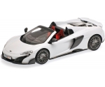 McLaren 675LT Spider Silica White 1:43 537154432