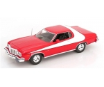 Ford Gran Torino Red White 1975 Starsky 1:18 18100