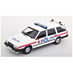Volvo 740 GL Break Politi Norway AS 1:18 155171794