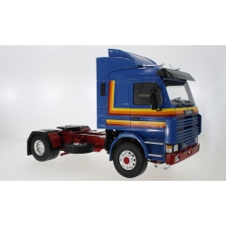 Scania 143 Topline Truck 1987 blue yell 1:18 18144