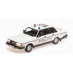 Volvo 240 GL Police Denmark 1986 wh 1:18 155171495