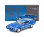 Ford Mustang Mach 1 1971 LHD Grabber Bl 1:64 01138