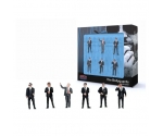Figurki The Bodyguards Set of 6 figure 1:64 AD2421