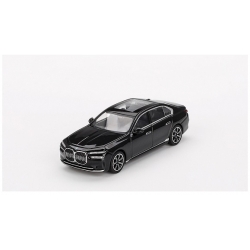 BMW i7 xDrive60 Black Sapphire 2024 L 1:64 00802-L
