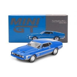 Ford Mustang Mach 1 1971 LHD Grabber Bl 1:64 01138