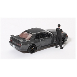 Nissan SKYLINE GT-R (R32) 1992 Gunmetal 1:64 00869