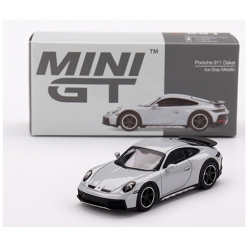 Porsche 911 992 DAKAR 2023 Ice Grey m 1:64 00891