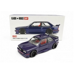 BMW M3 E30 Kaido GT V2 1989 Dark blu  1:64 KHMG216