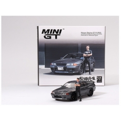 Nissan SKYLINE GT-R (R32) 1992 Gunmetal 1:64 00869