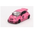 ABARTH 595 LB-WORKS x Abas Works Pink 1:64 00851-L