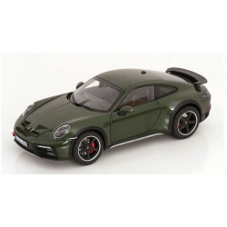 Porsche 911 992 Dakar Oak Green Metall 1:18 187241