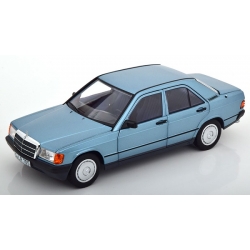 Mercedes Benz 190E W201 1984 Blue met  1:18 183828