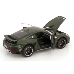 Porsche 911 992 Dakar Oak Green Metall 1:18 187241